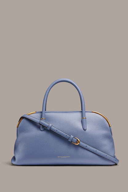 SATIN LEATHER SATCHEL