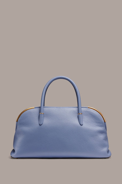 SATIN LEATHER SATCHEL