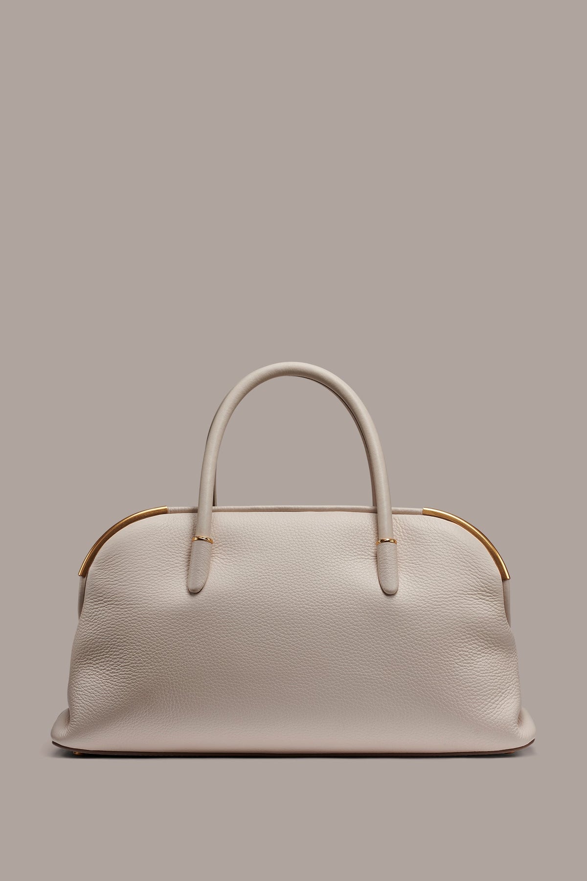 SATIN LEATHER SATCHEL