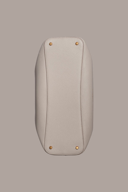 SATIN LEATHER SATCHEL