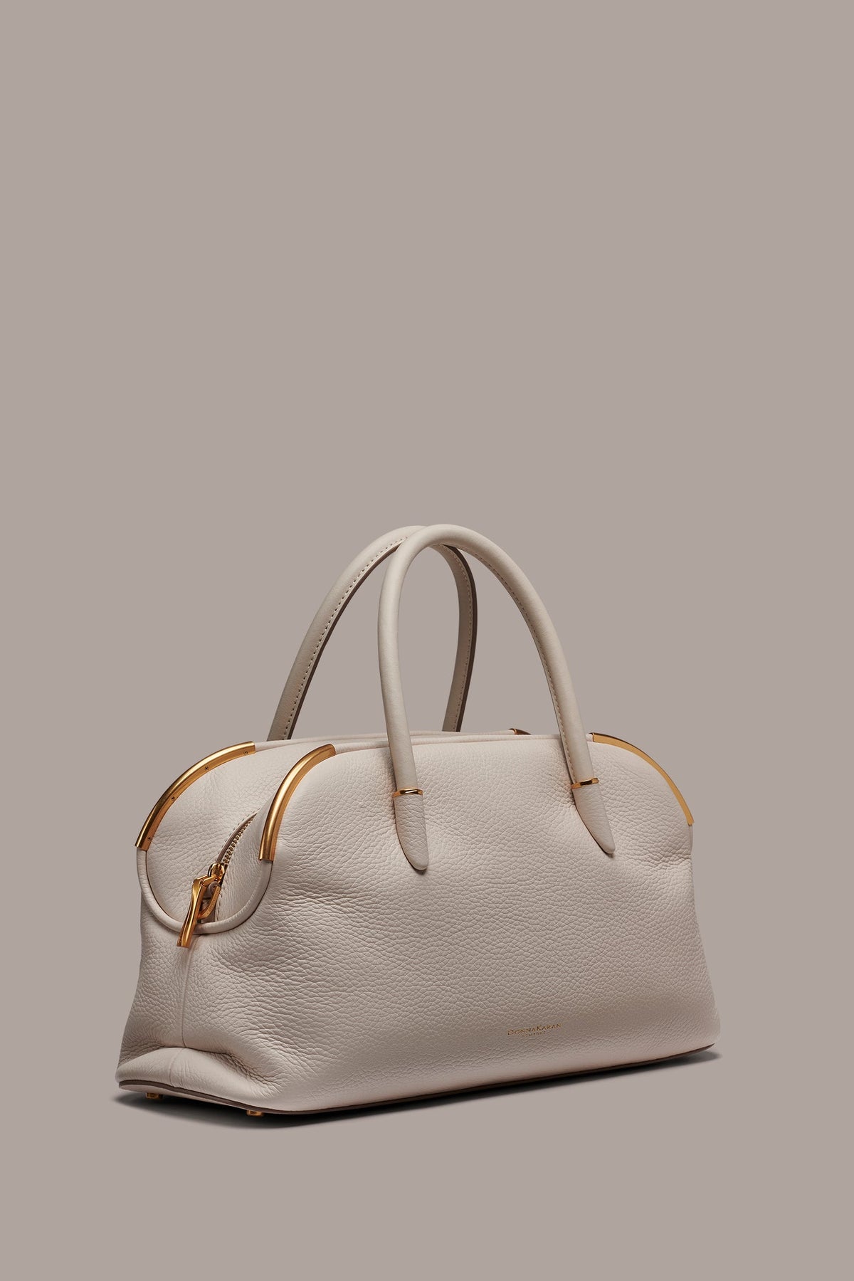 SATIN LEATHER SATCHEL
