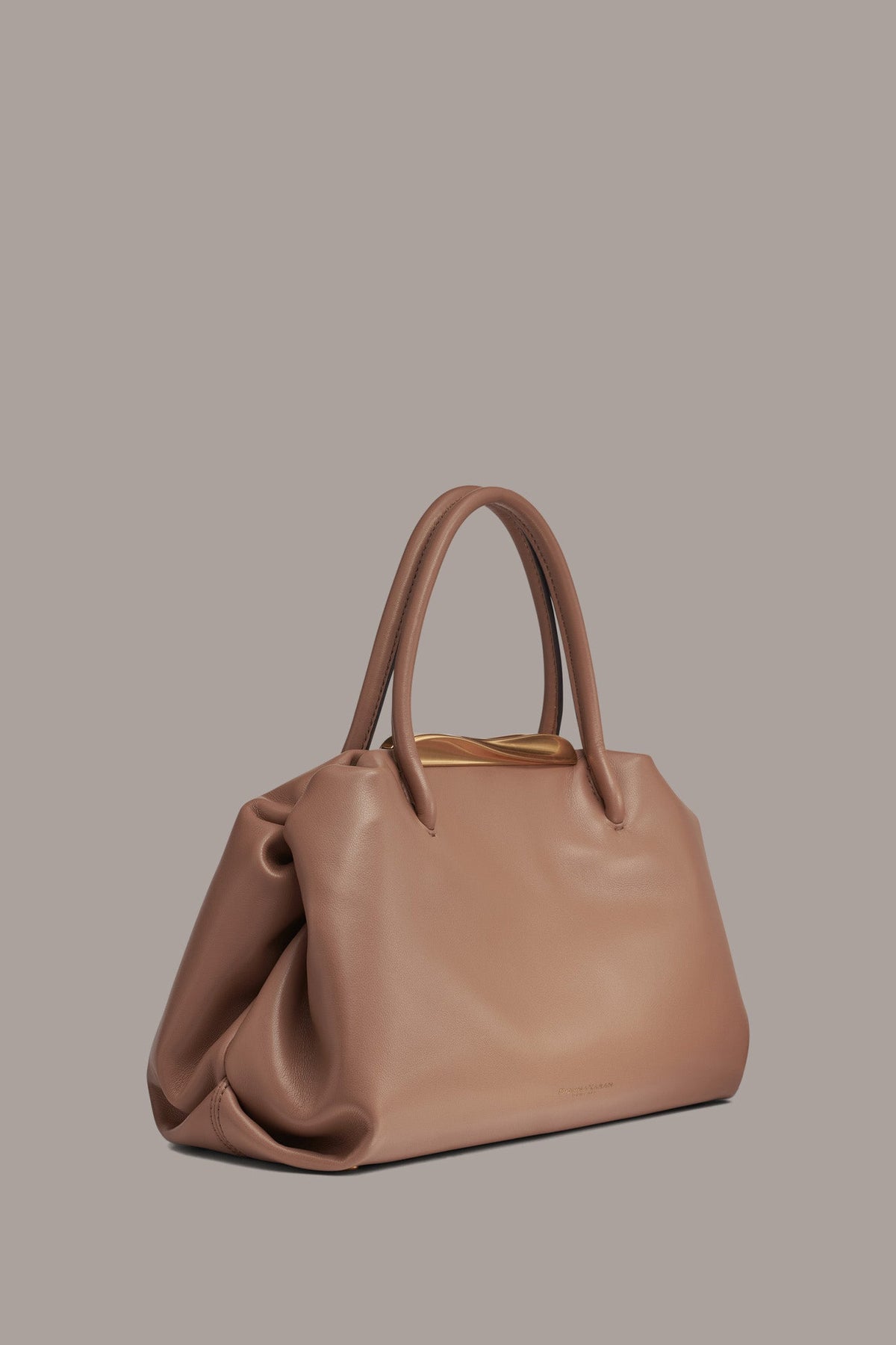 POPLIN LEATHER SATCHEL BAG