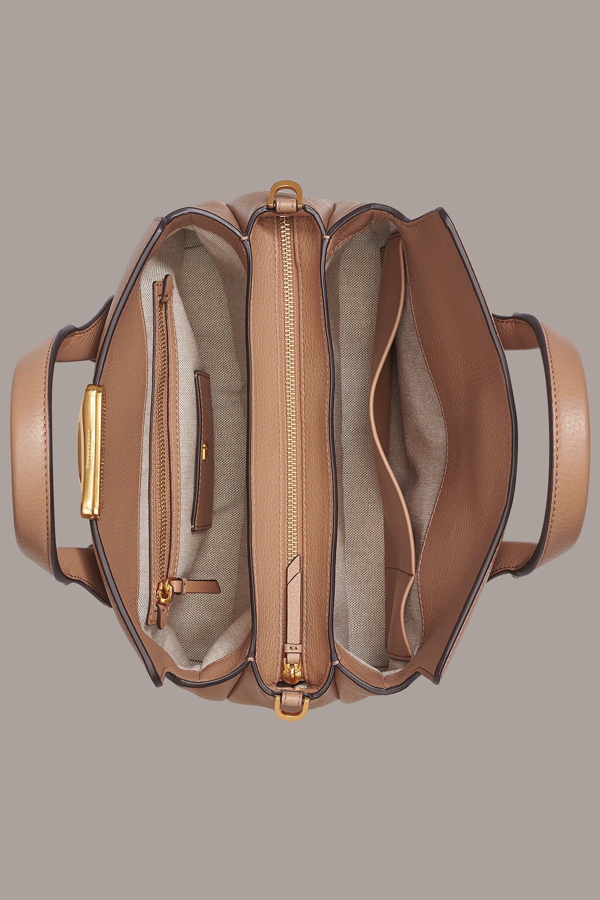 AMAGANSETT LEATHER SATCHEL BAG