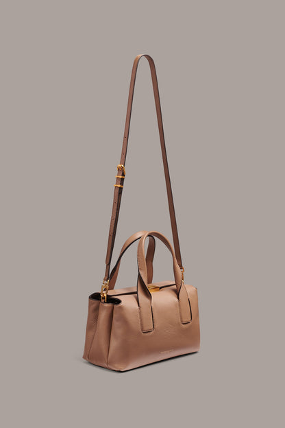 AMAGANSETT LEATHER SATCHEL BAG