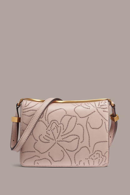 JERICHO FLORAL LEATHER SHOULDER BAG