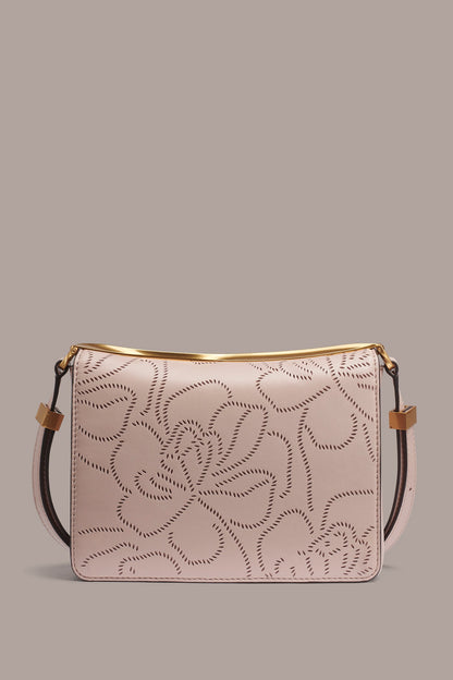 JERICHO FLORAL LEATHER SHOULDER BAG