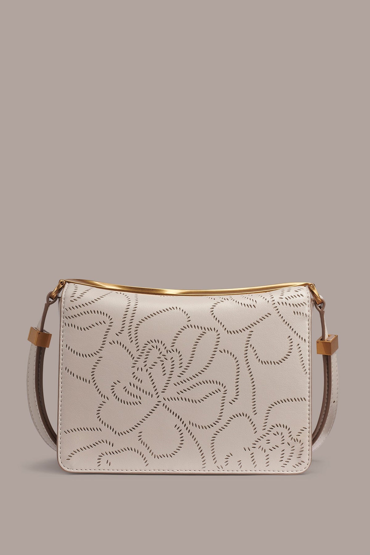 JERICHO FLORAL LEATHER SHOULDER BAG