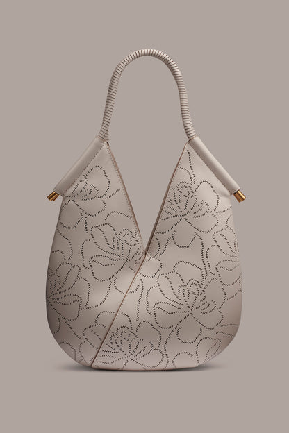 BALDWIN FLORAL LEATHER MINI SHOULDER BAG