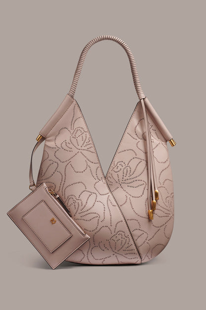 BALDWIN FLORAL LEATHER MINI SHOULDER BAG