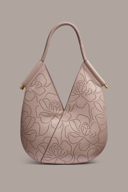BALDWIN FLORAL LEATHER MINI SHOULDER BAG
