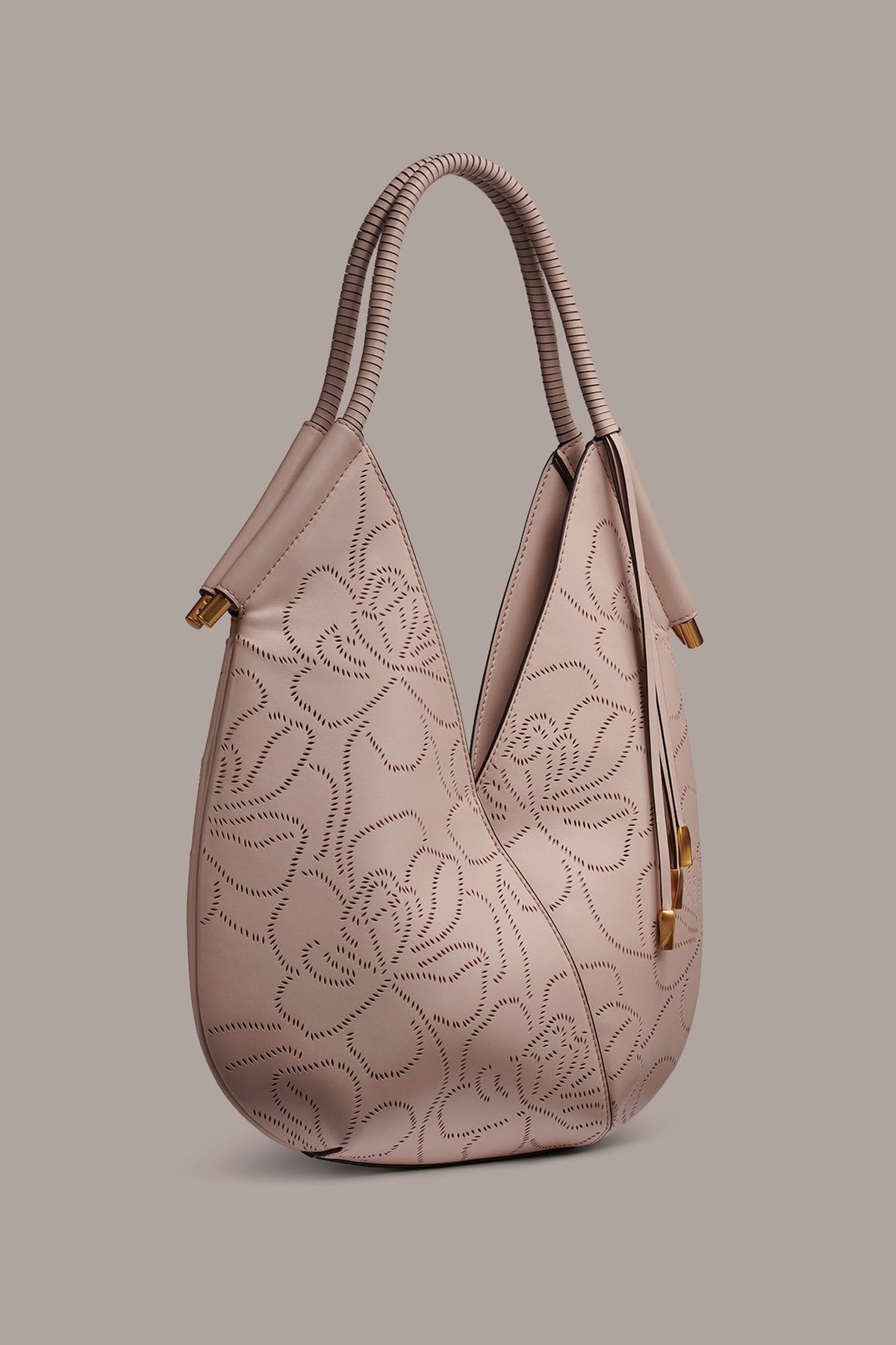 BALDWIN FLORAL LEATHER MINI SHOULDER BAG