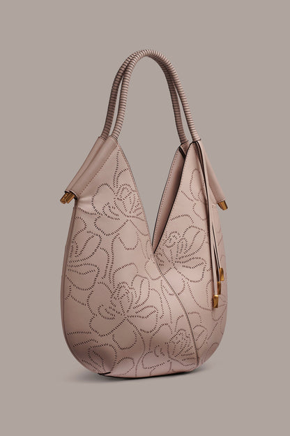 BALDWIN FLORAL LEATHER MINI SHOULDER BAG
