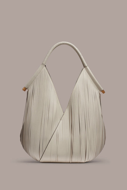 BALDWIN FLORAL LASER-CUT LEATHER LARGE SHOULDER BAG