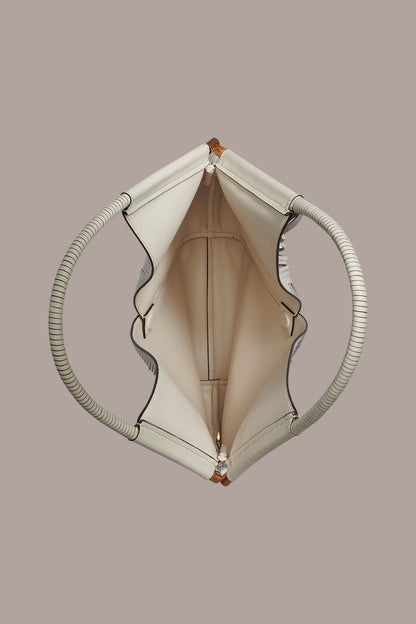 BALDWIN FLORAL LASER-CUT LEATHER LARGE SHOULDER BAG
