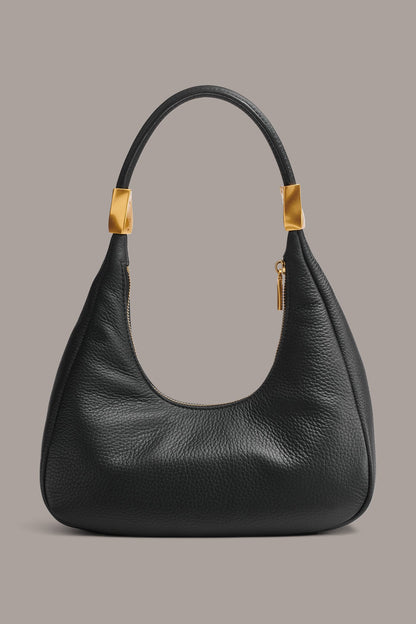 QUOGUE LEATHER SHOULDER BAG