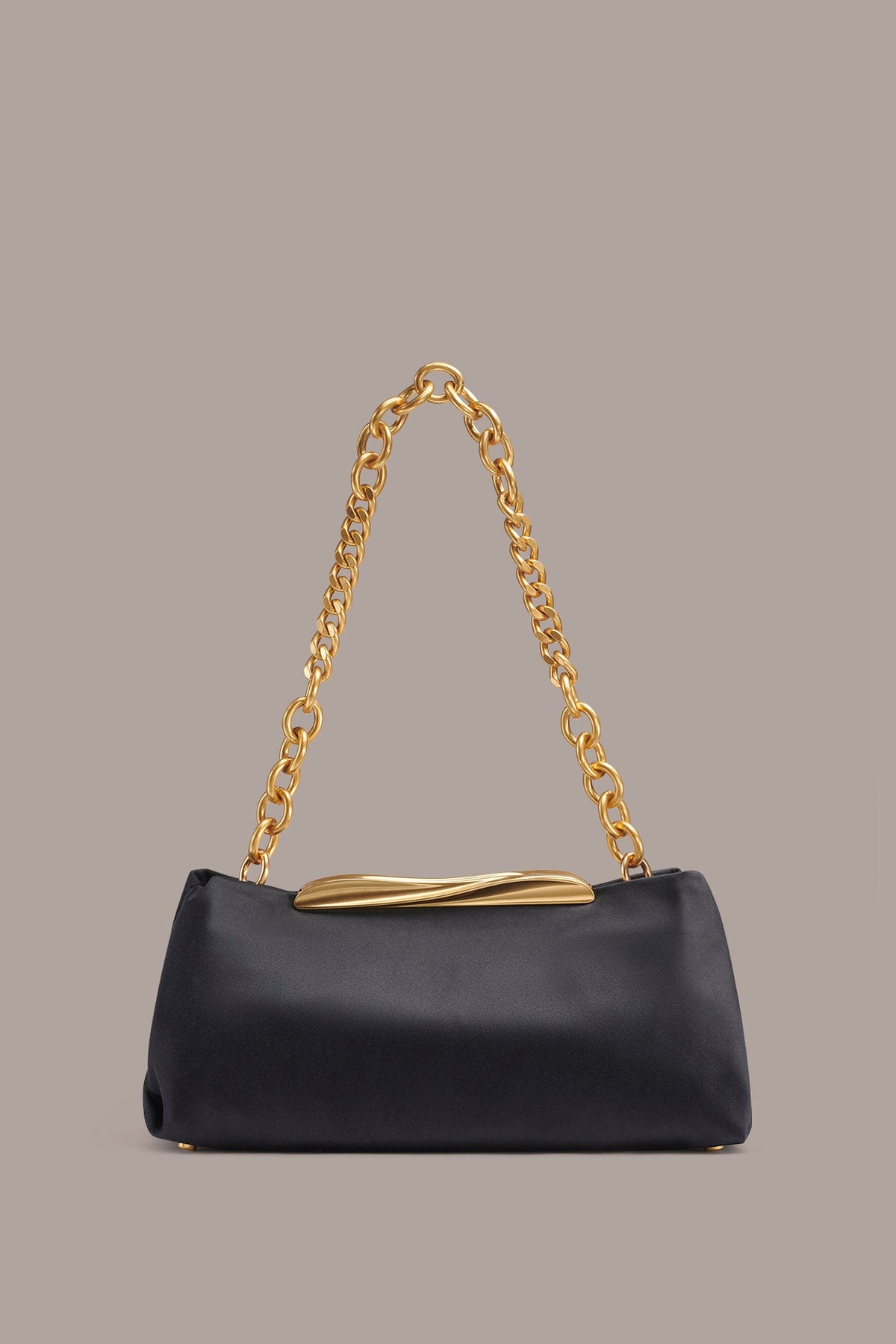 POPLIN SATIN CLUTCH