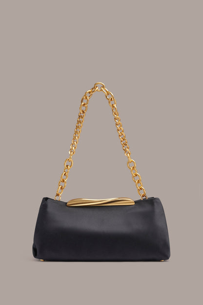POPLIN SATIN CLUTCH