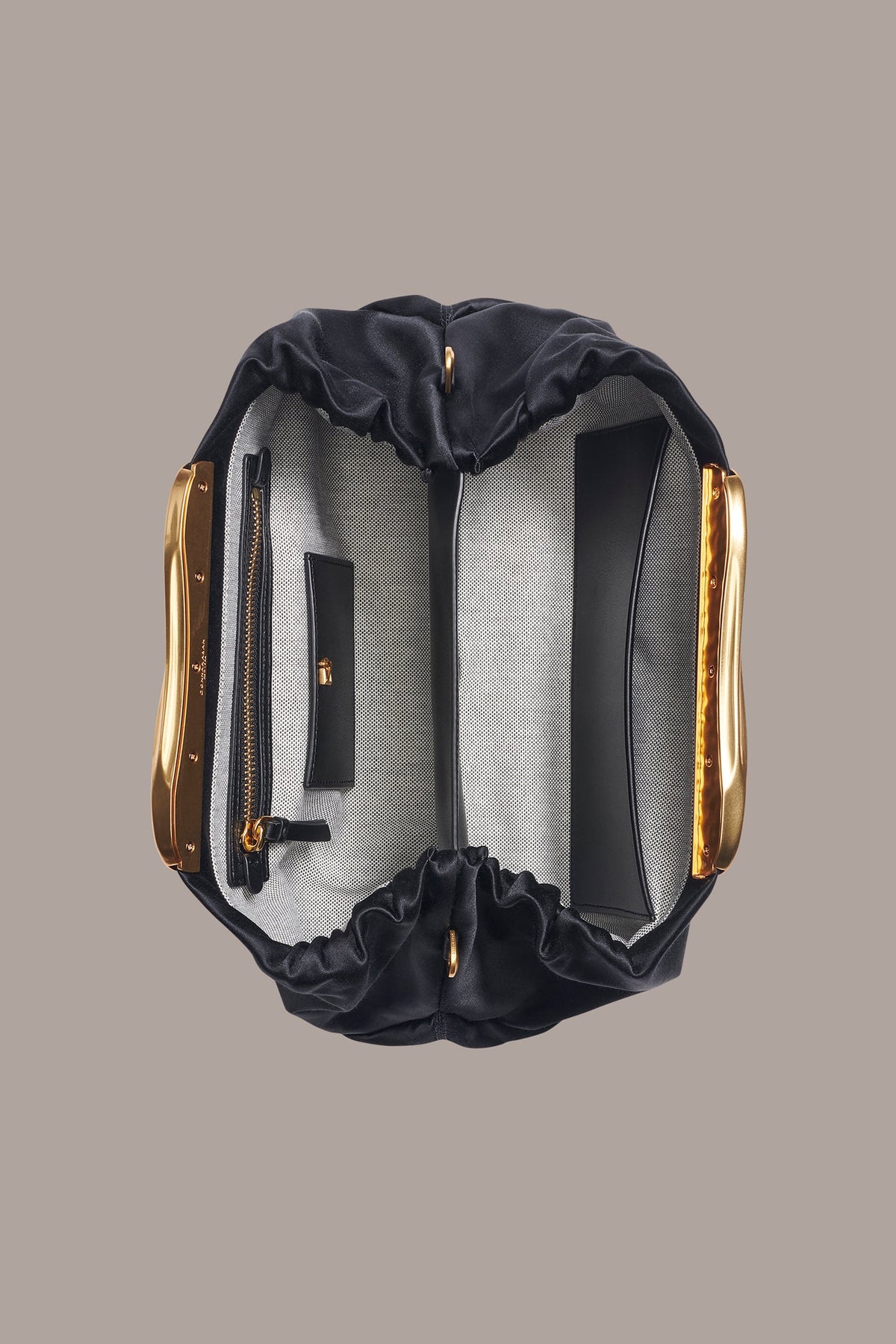 POPLIN SATIN CLUTCH