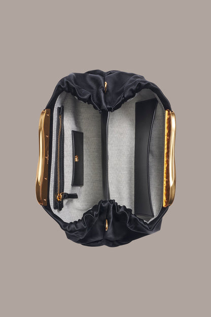 POPLIN SATIN CLUTCH