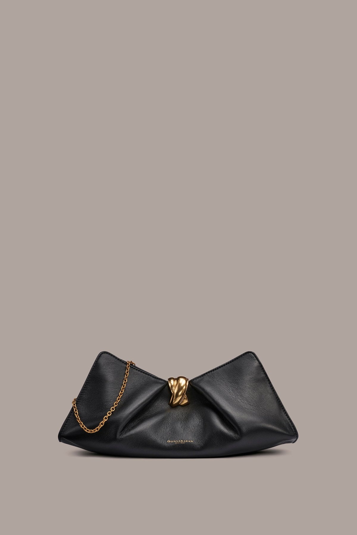 CASHMERE LEATHER CLUTCH