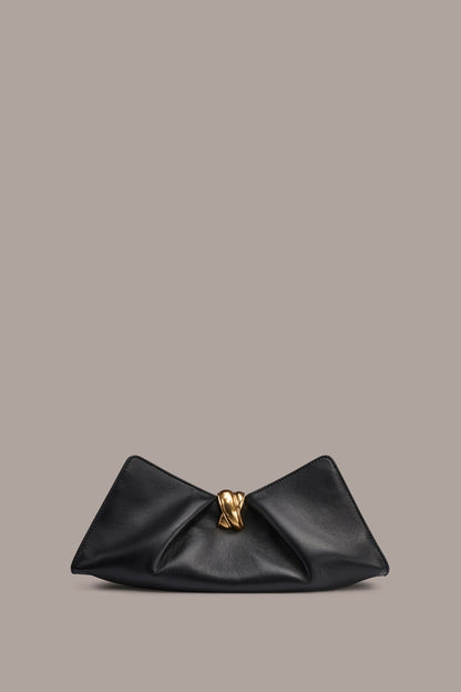 CASHMERE LEATHER CLUTCH