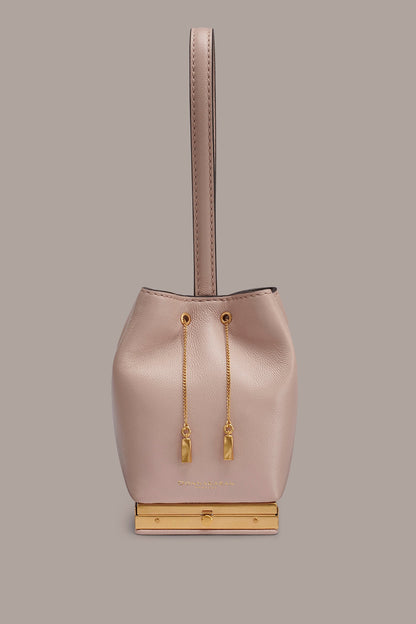 SISAL LEATHER CLUTCH