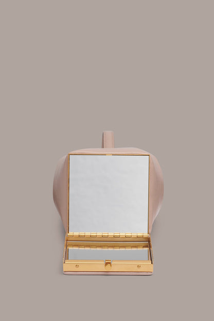 SISAL LEATHER CLUTCH