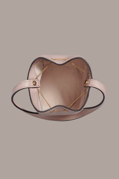 SISAL LEATHER CLUTCH