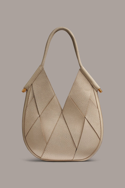 BALDWIN WOVEN LEATHER MINI SHOULDER BAG