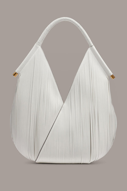 BALDWIN LARGE LASER-CUT SHOULDER BAG