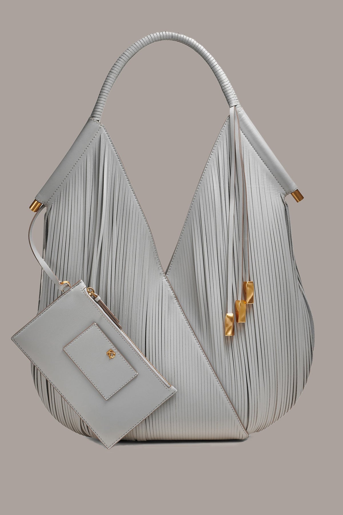 BALDWIN LARGE LASER-CUT SHOULDER BAG