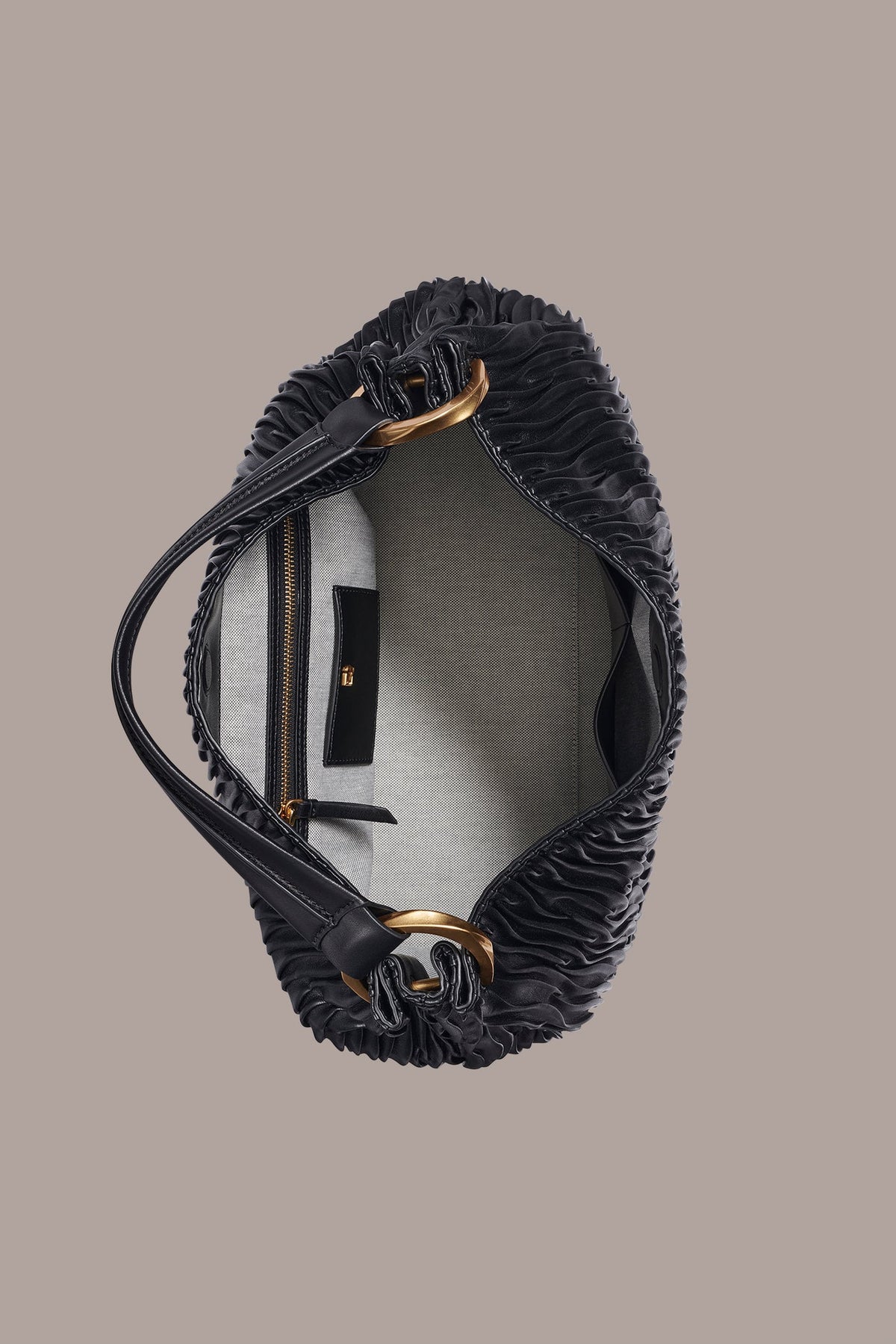 GLENWOOD PLEATED SHOULDER BAG