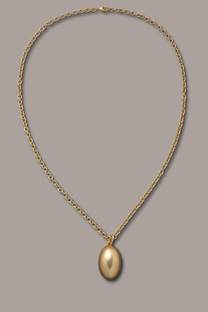 LONG PEBBLE PENDANT NECKLACE
