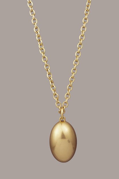 LONG PEBBLE PENDANT NECKLACE