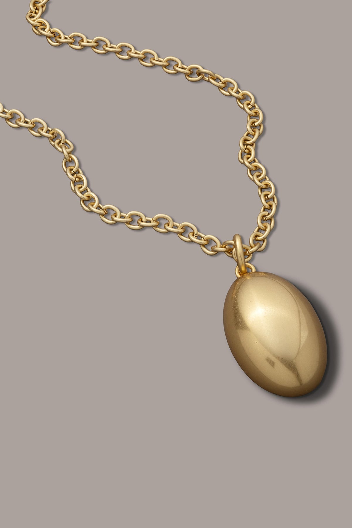 LONG PEBBLE PENDANT NECKLACE