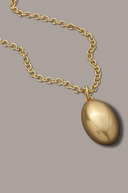 LONG PEBBLE PENDANT NECKLACE