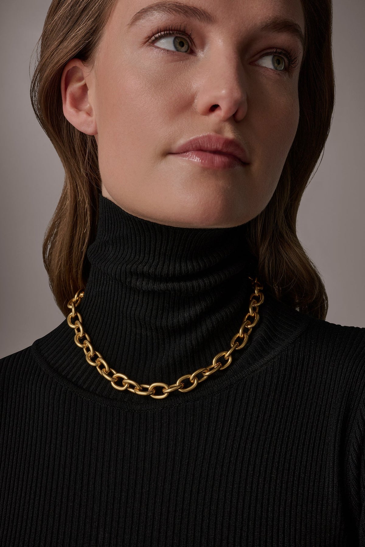 CHAIN LINK COLLAR NECKLACE