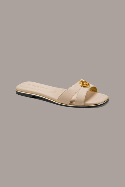 HALO SQUARE-TOE SLIDE SANDAL