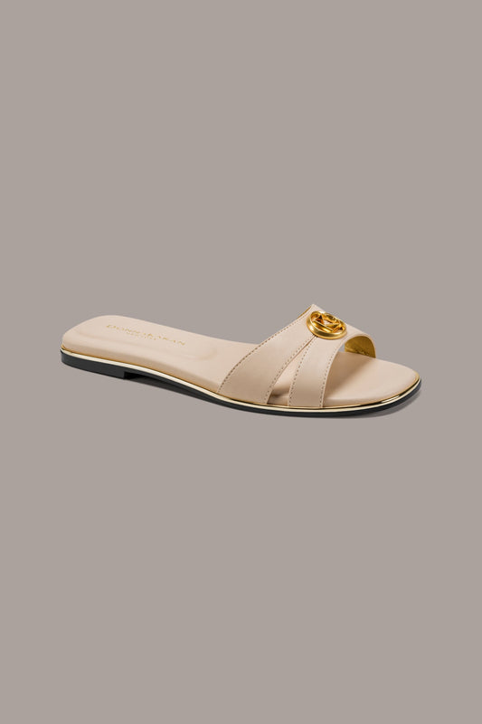 HALO SQUARE-TOE SLIDE SANDAL