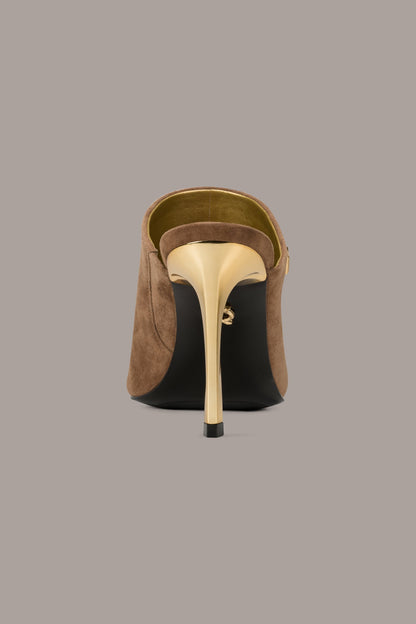 DONNA SUEDE MULE SANDAL