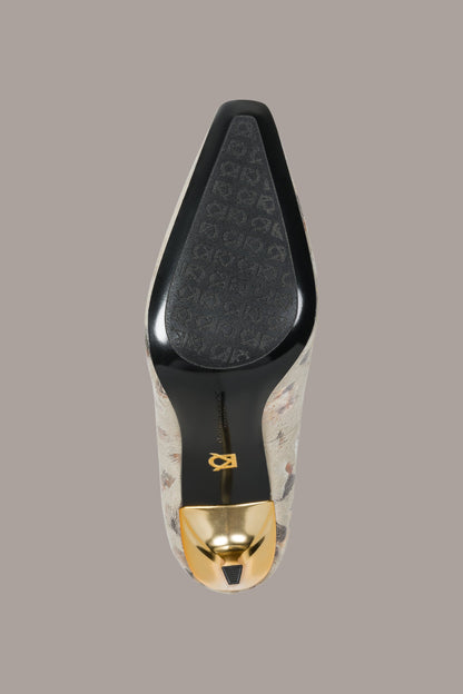 SAVITA METALLIC LEOPARD HIGH PUMP