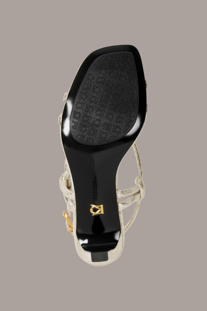 BASIL METALLIC SANDAL