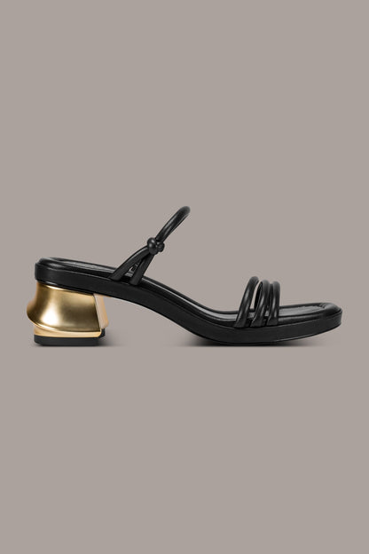 TAFETA MULE SANDAL