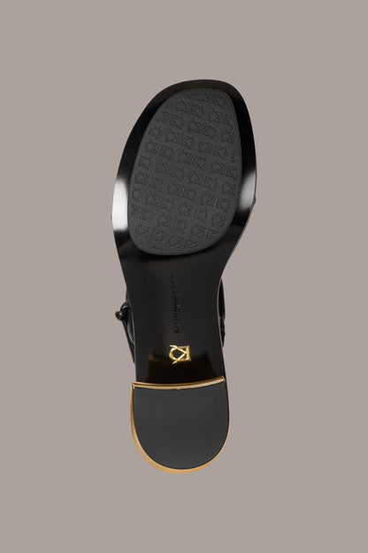 TAFETA MULE SANDAL