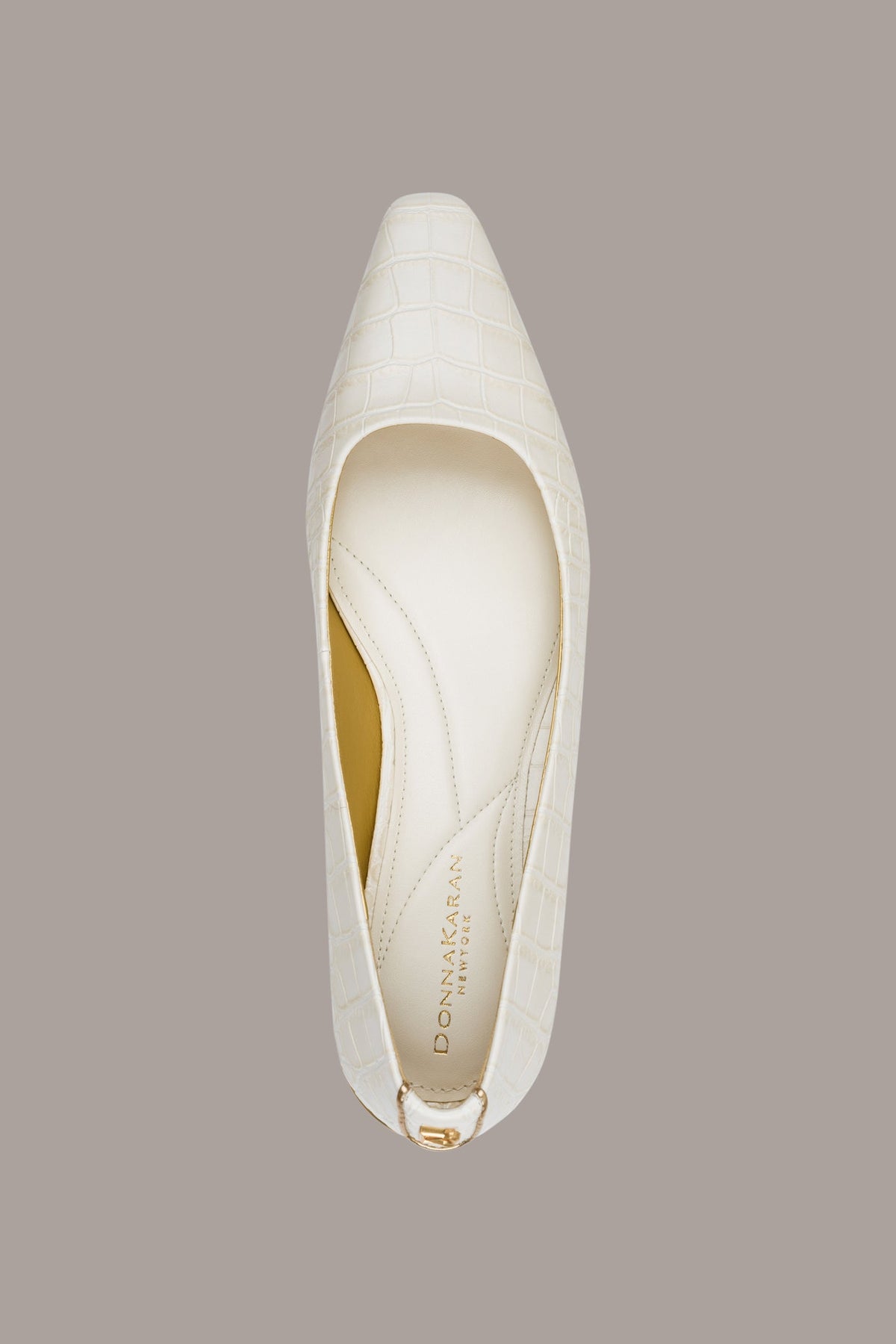 SAVITA CROC-EFFECT FLAT