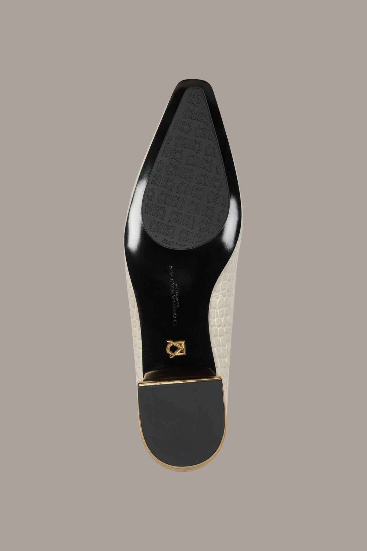 SAVITA CROC-EFFECT FLAT