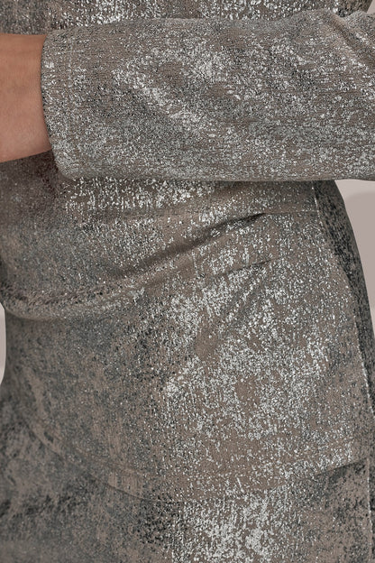 LONG SLEEVE FOIL TOP