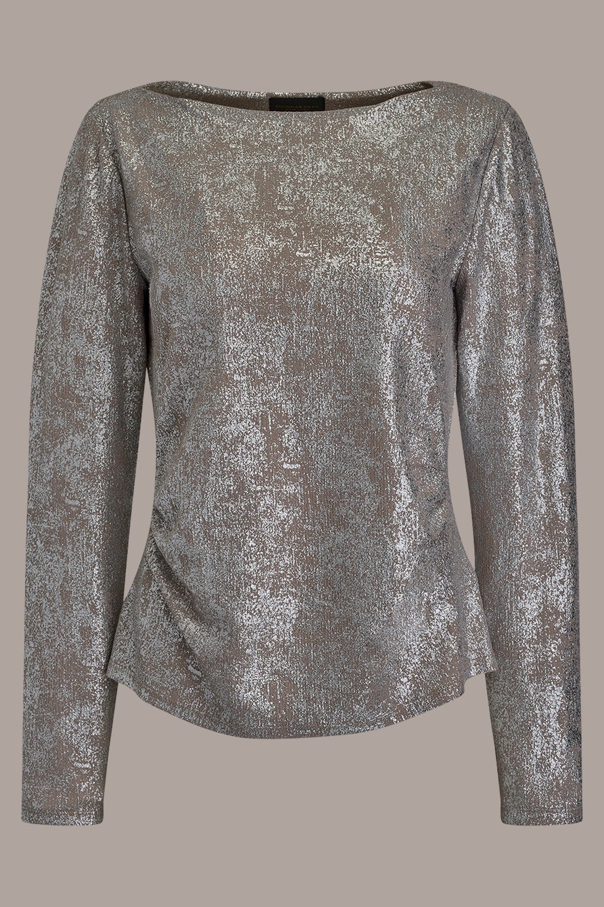 LONG SLEEVE FOIL TOP