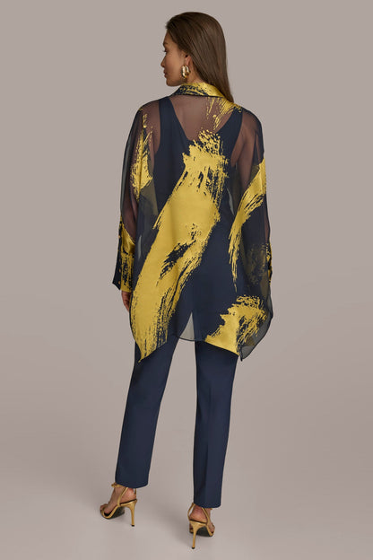 PRINT COLLARED TUNIC