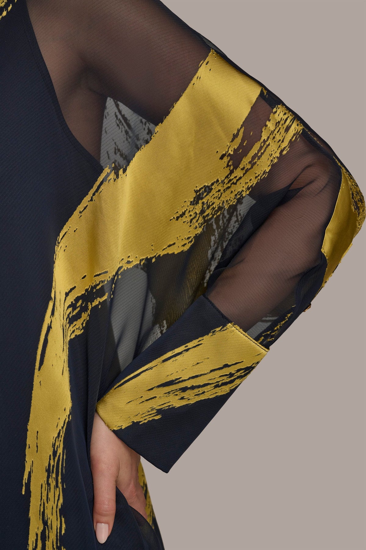 PRINT COLLARED TUNIC
